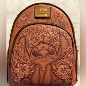 Disney Loungefly Stitch Embossed Backpack